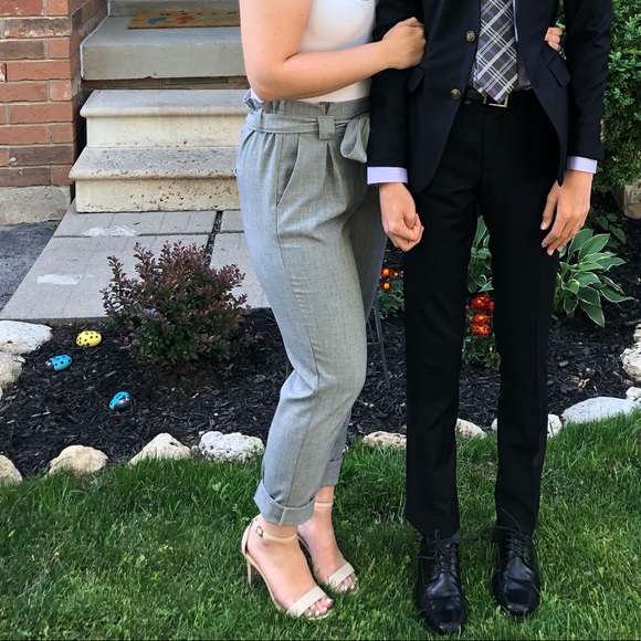 Dynamite Slim Leg Belted Dress Pant - Picture 3 of 12